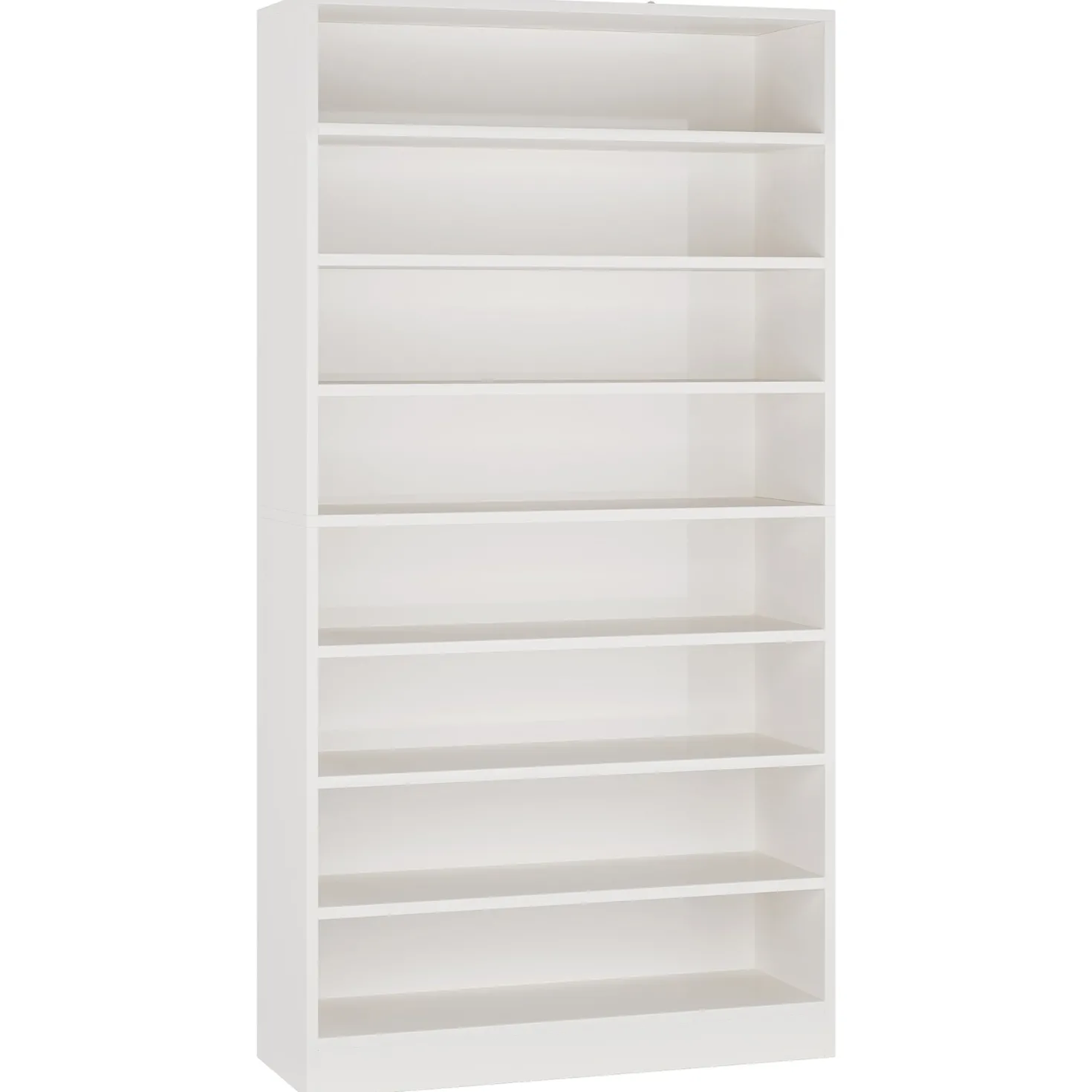 71" Bookcase, Modern 9-Tier Bookshelf Freestanding Display Shelf