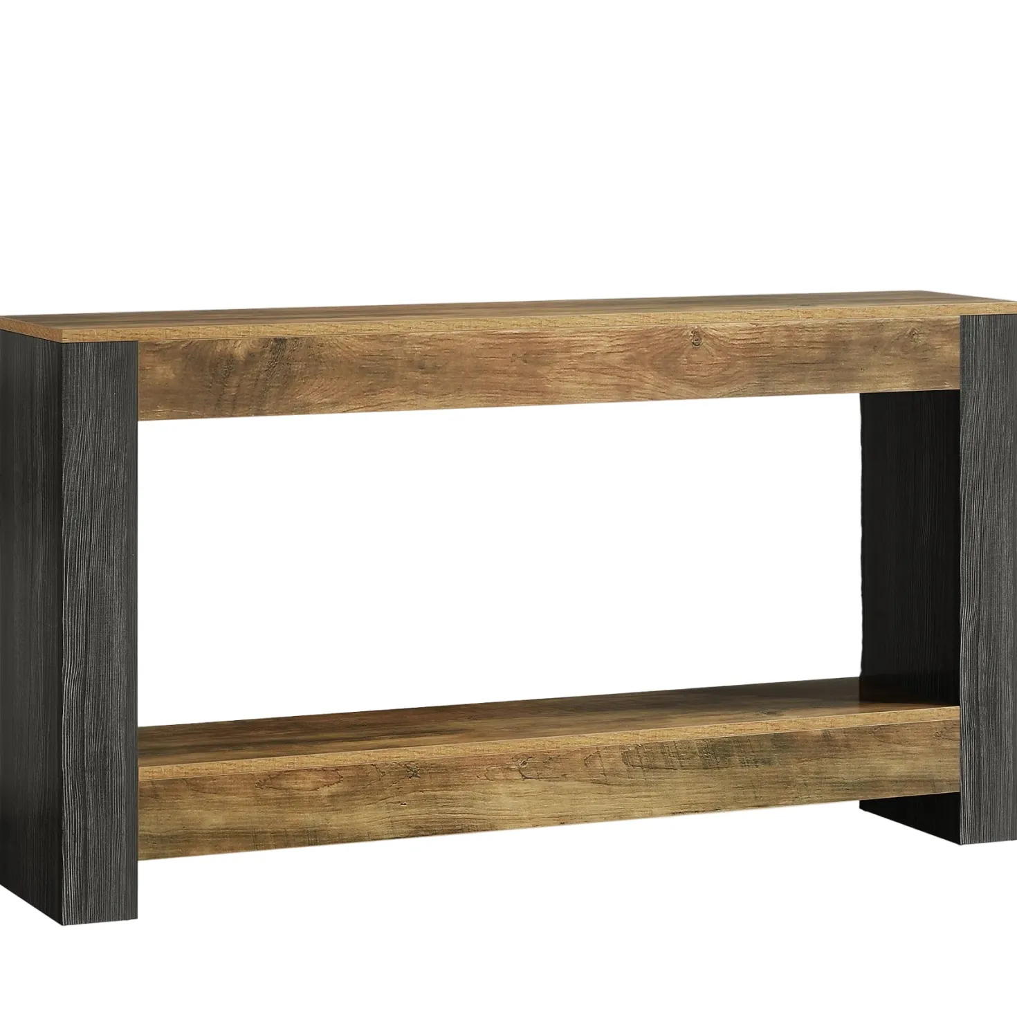63" Console Table, Farmhouse Wood Sofa Table Behind Couch