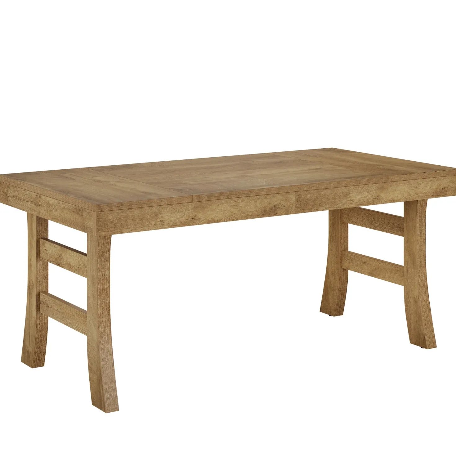 63" Dining Table, Farmhouse Kitchen Dinner Table for 4-6 People
