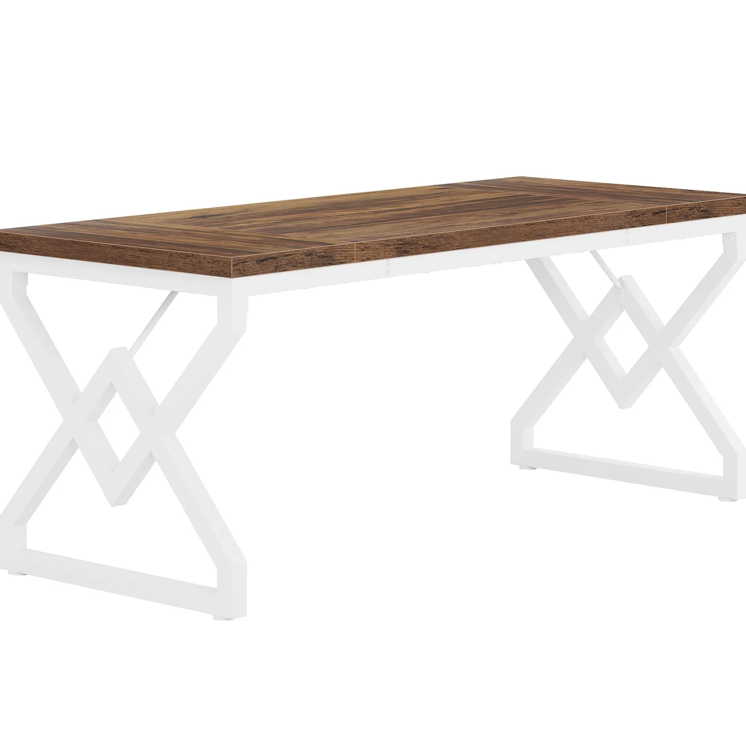 63" Executive Desk, Large Computer Desk for Home Office