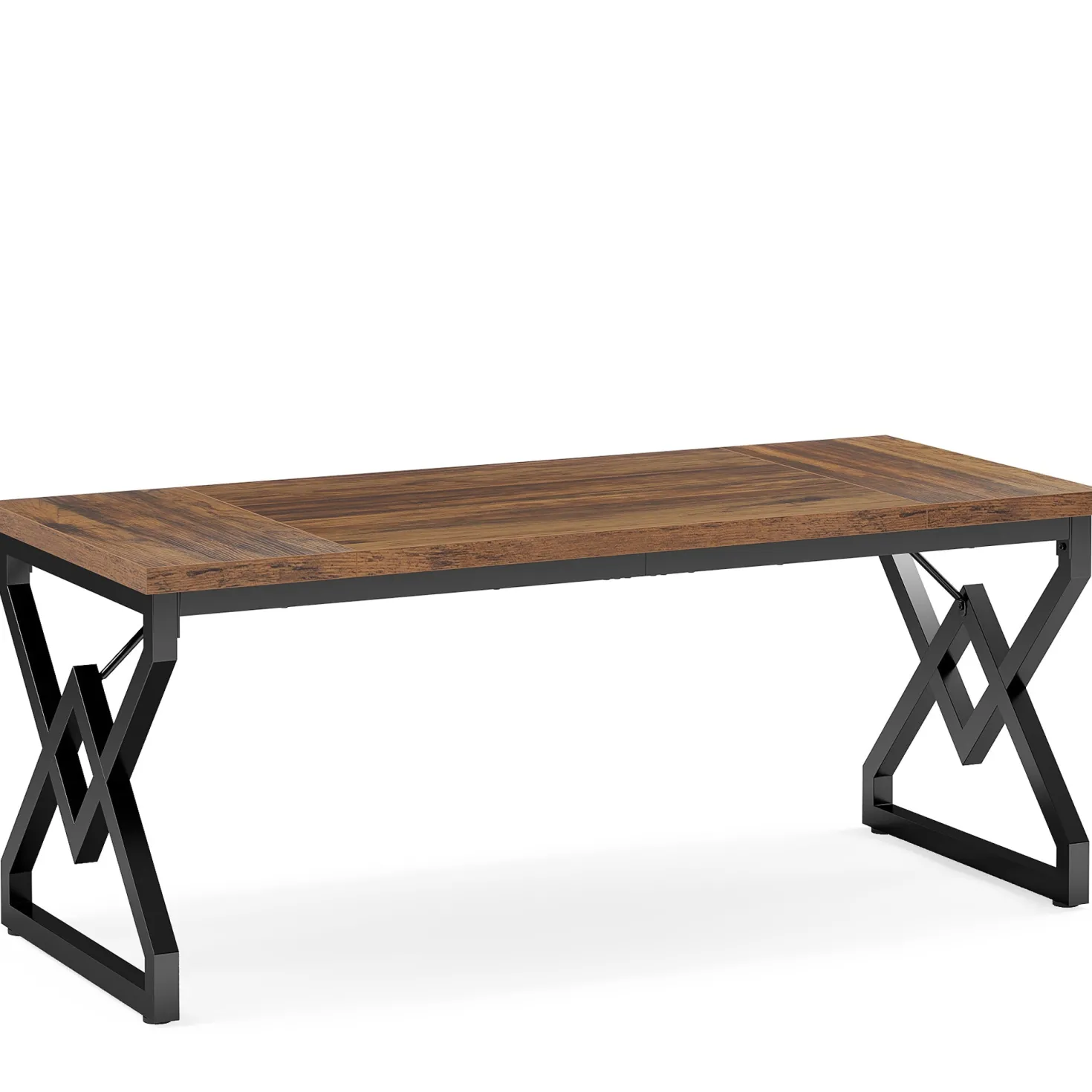 63" Executive Desk, Large Computer Desk for Home Office