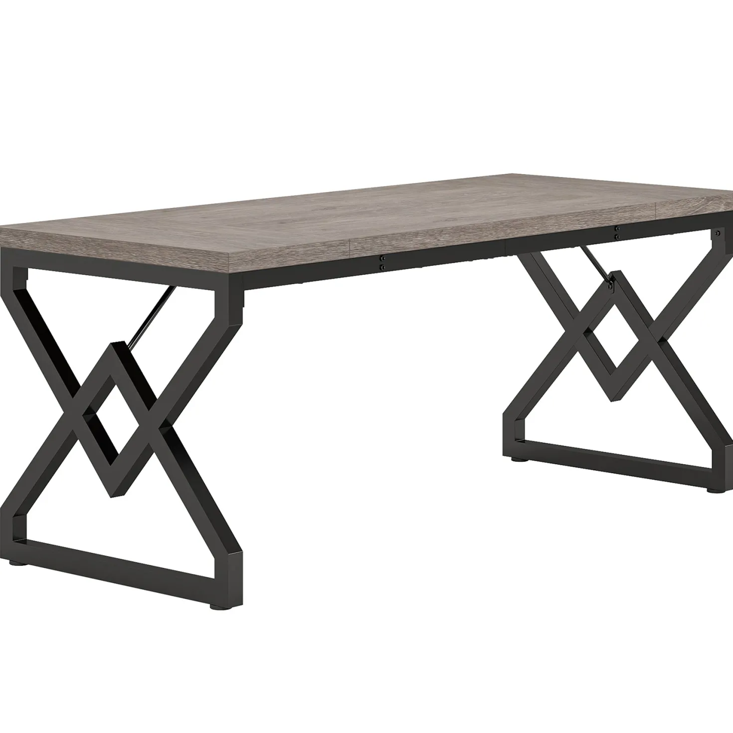 63" Executive Desk, Large Computer Desk for Home Office
