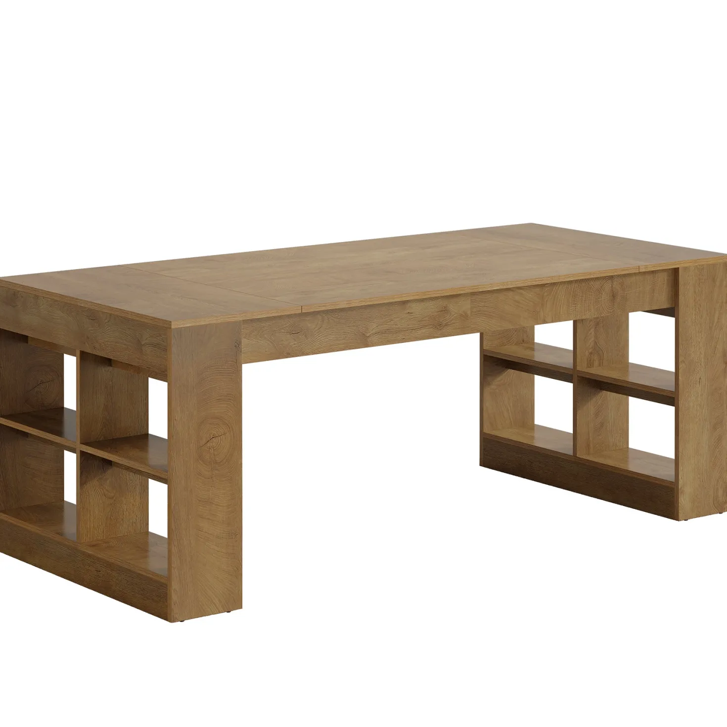 70.8" Executive Desk, Modern Office Computer Desk with Storage Shelves
