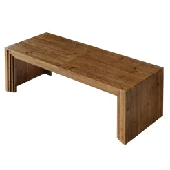 78.7" Executive Desk, Solid Wood Writing Desk for Home Office