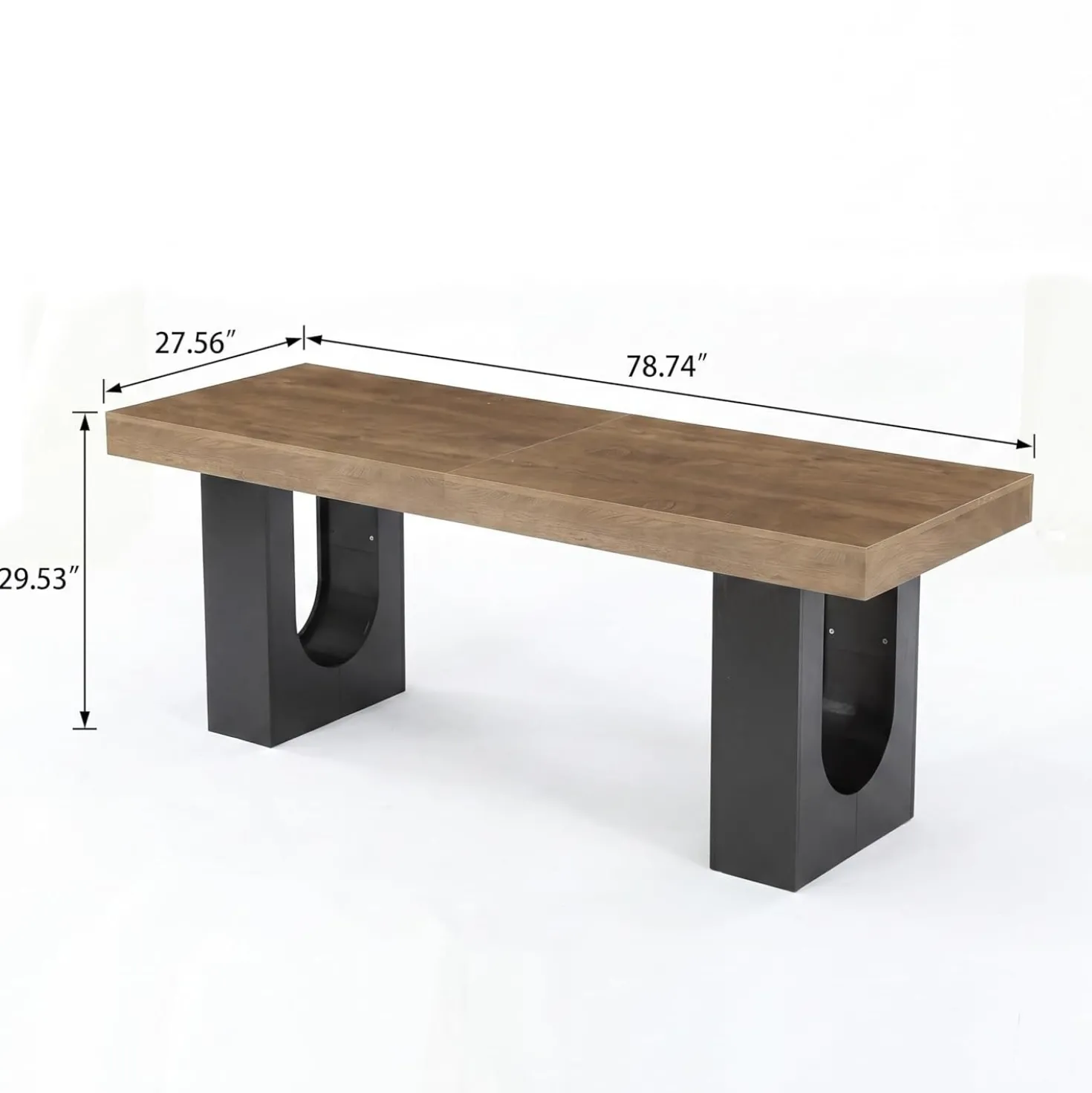 78.7" Extra Long Double Computer Desk, Modern Executive Desks for Home Office