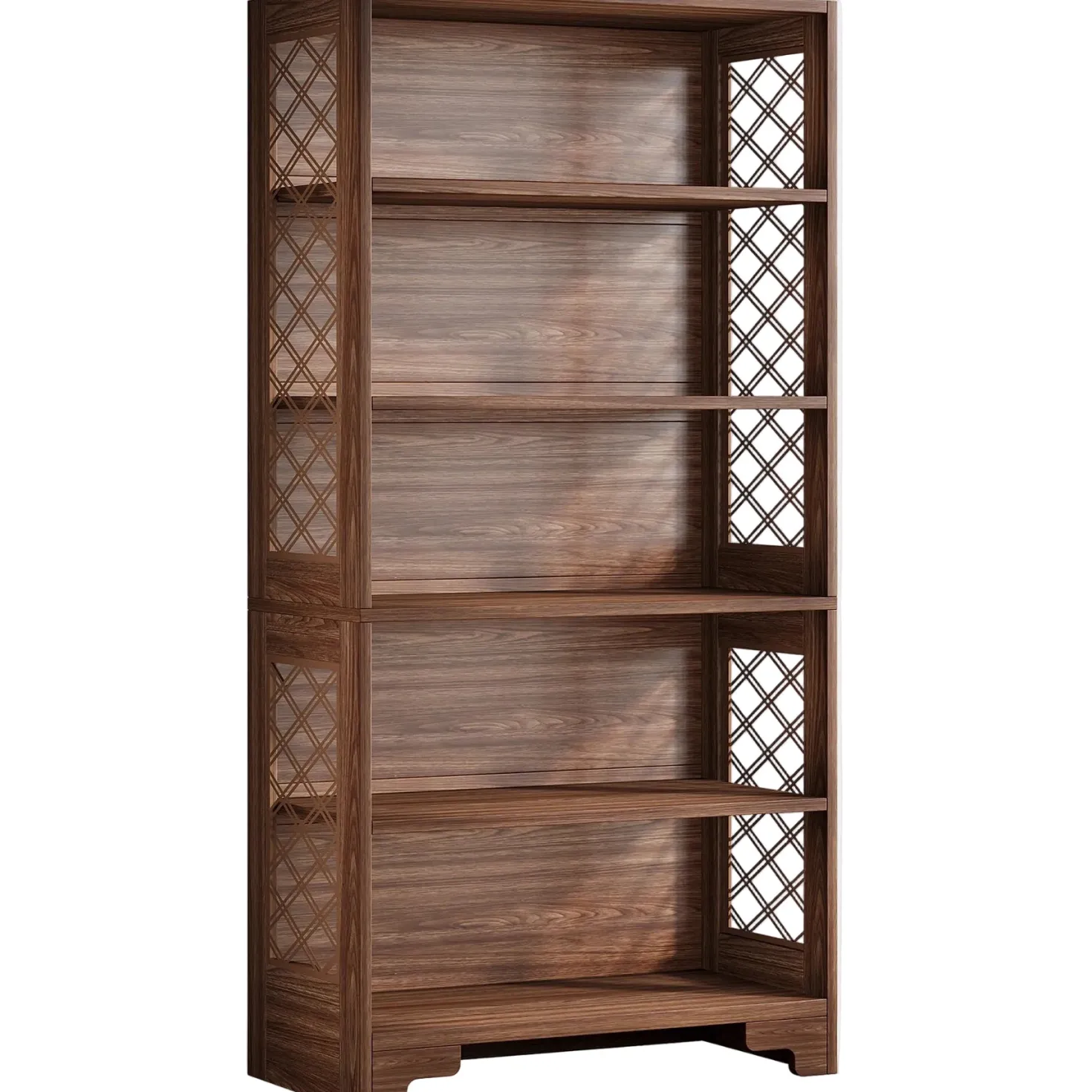 70.8" Freestanding Bookshelf, 6-Tier Bookcase Display Rack Storage Shelves