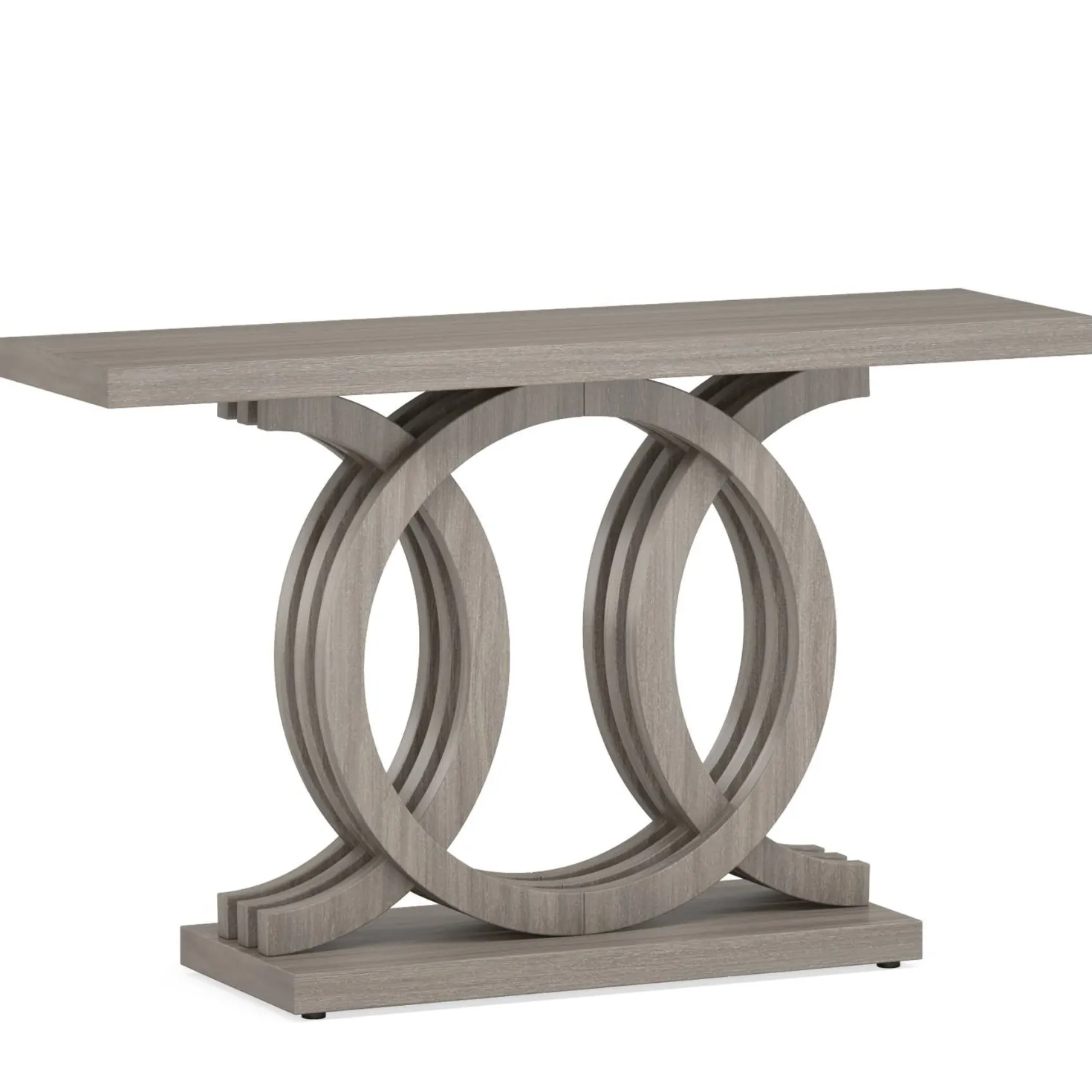 55" Geometric Console Table for Entryway and Living Room