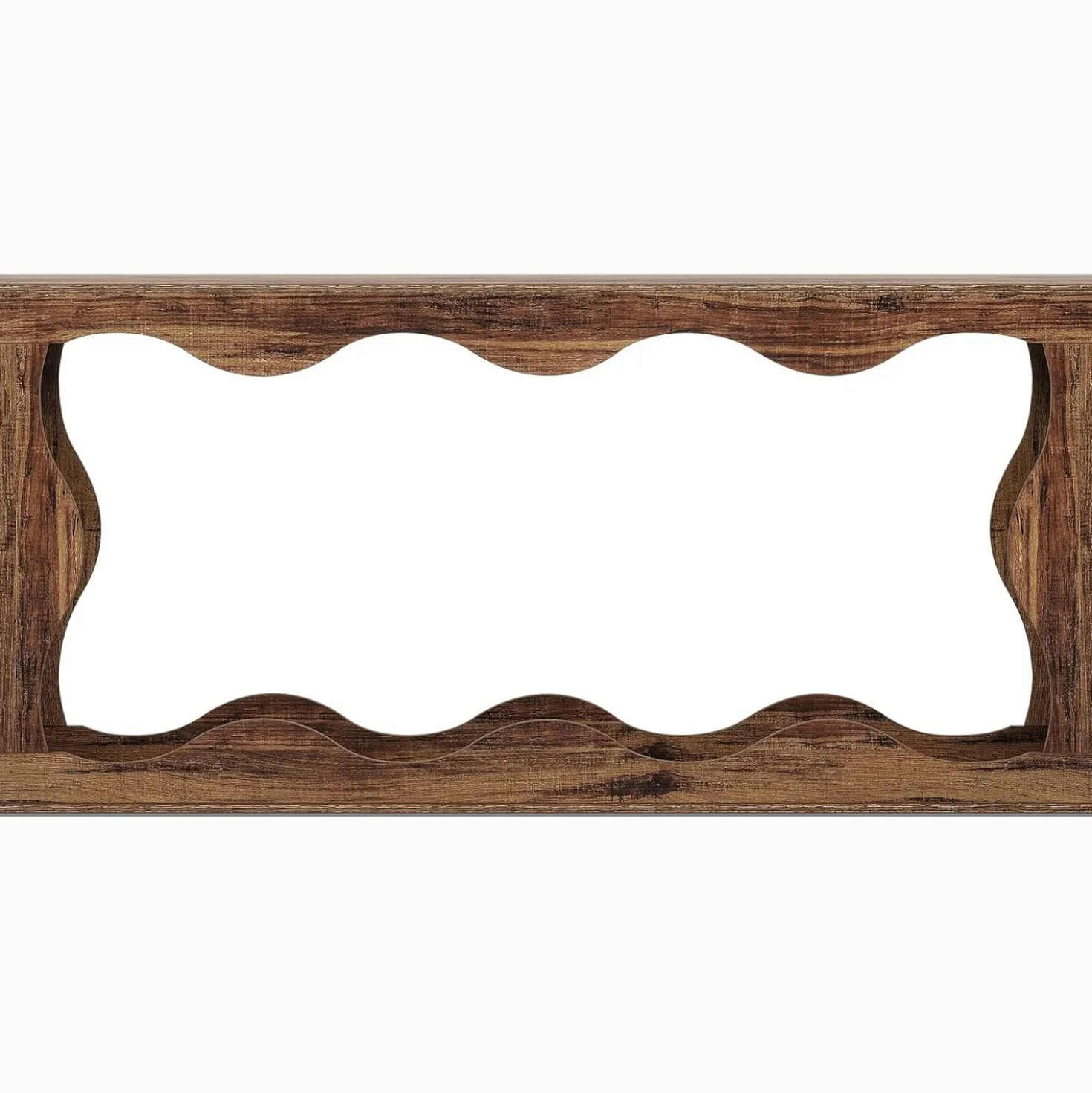 63 Inch Farmhouse Console Table with Storage, Narrow Sofa Table for Living Room and Entryway