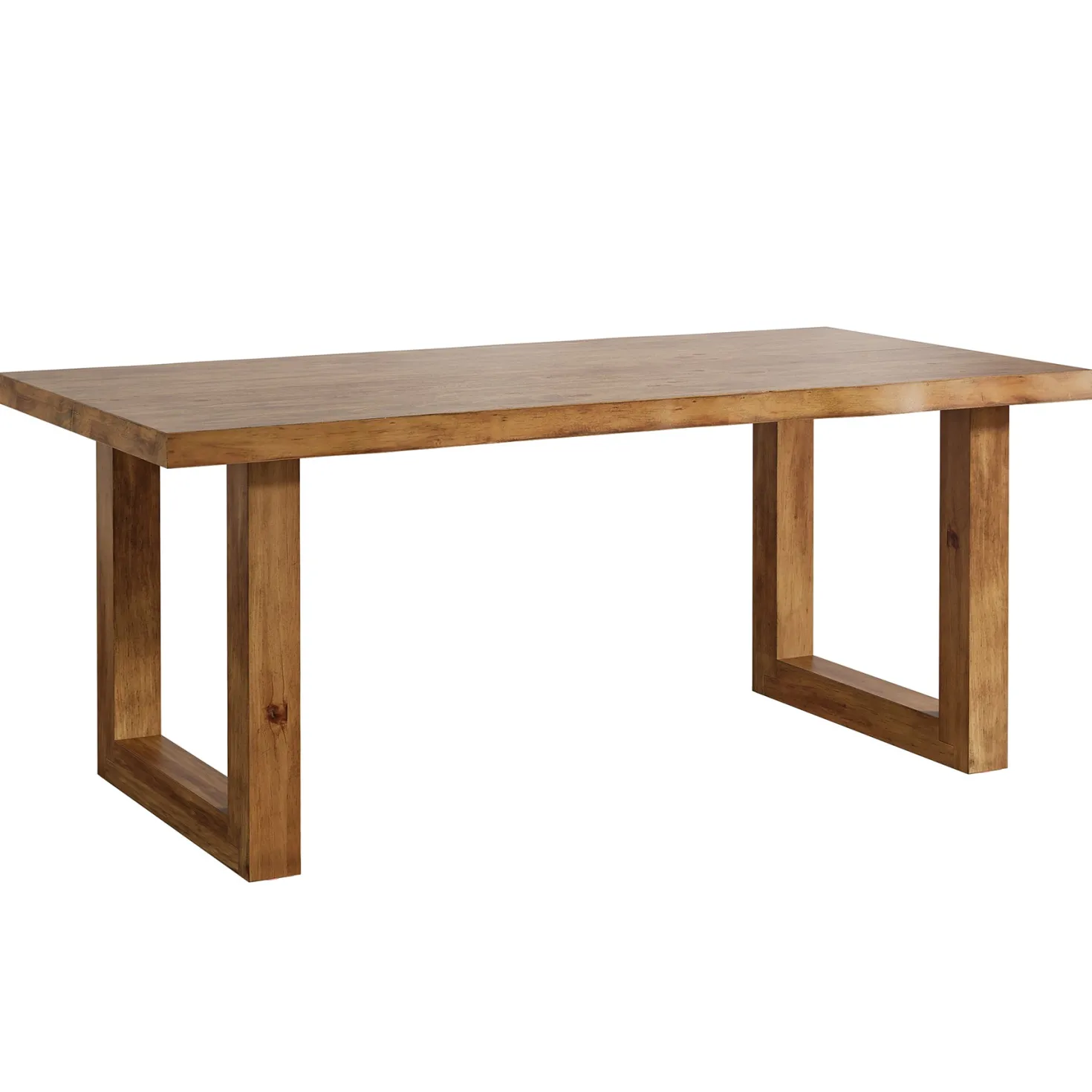 63" Solid Wood Computer Desk, Rectangular Executive Desk Home Office Desk
