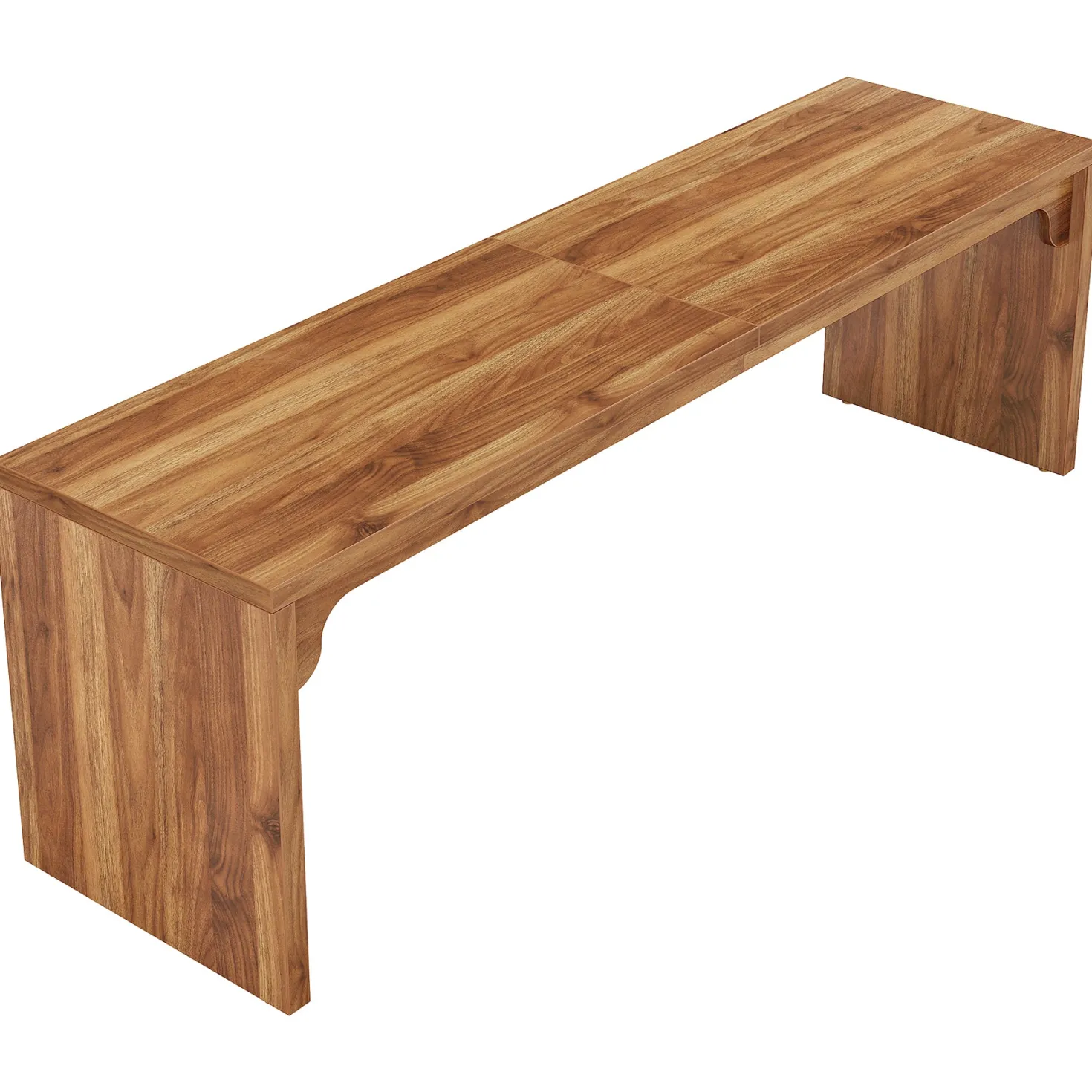 78.7" Two Person Desk, Wood Long Computer Desk Double Desk