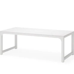 Dining Table for 6-8 Person, Industrial Kitchen Table with Metal Frame