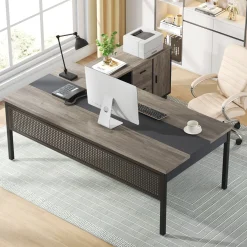 Industrial L-Shaped Desk, 71