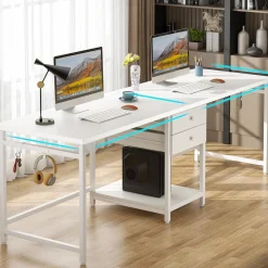 Industrial Two Person Desk, 78