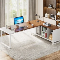 Large L-Shaped Desk, 70.87