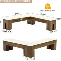 L-Shaped Bench, 61