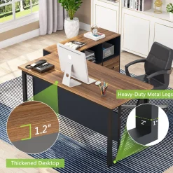L-Shaped Computer Desk, 55