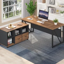 L-Shaped Computer Desk, 55