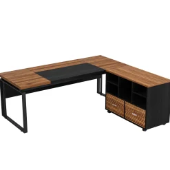 L-Shaped Executive Desk, 63