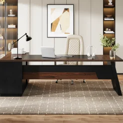 L-Shaped Executive Desk, 78