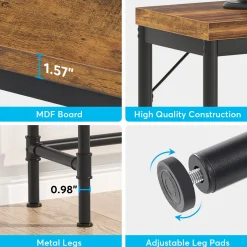 Narrow Console Table, 70.9