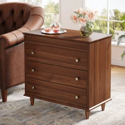 Nightstand with 3 Drawers, 31.5