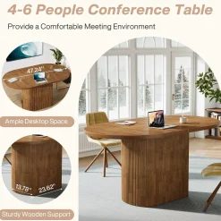 Oval Conference Table, 47.24