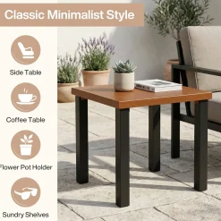 2-Person Patio Conversation Sets With Cushions, 3-Piece Outdoor Furniture Set