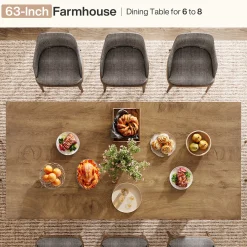 Rectangle Dining Table for 6-8, 63