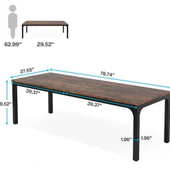 Rectangle Executive Desk, 78.7