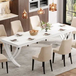 Rectangular Dining Table for 6-8, 78