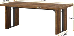 Rectangular Dining Table, 71