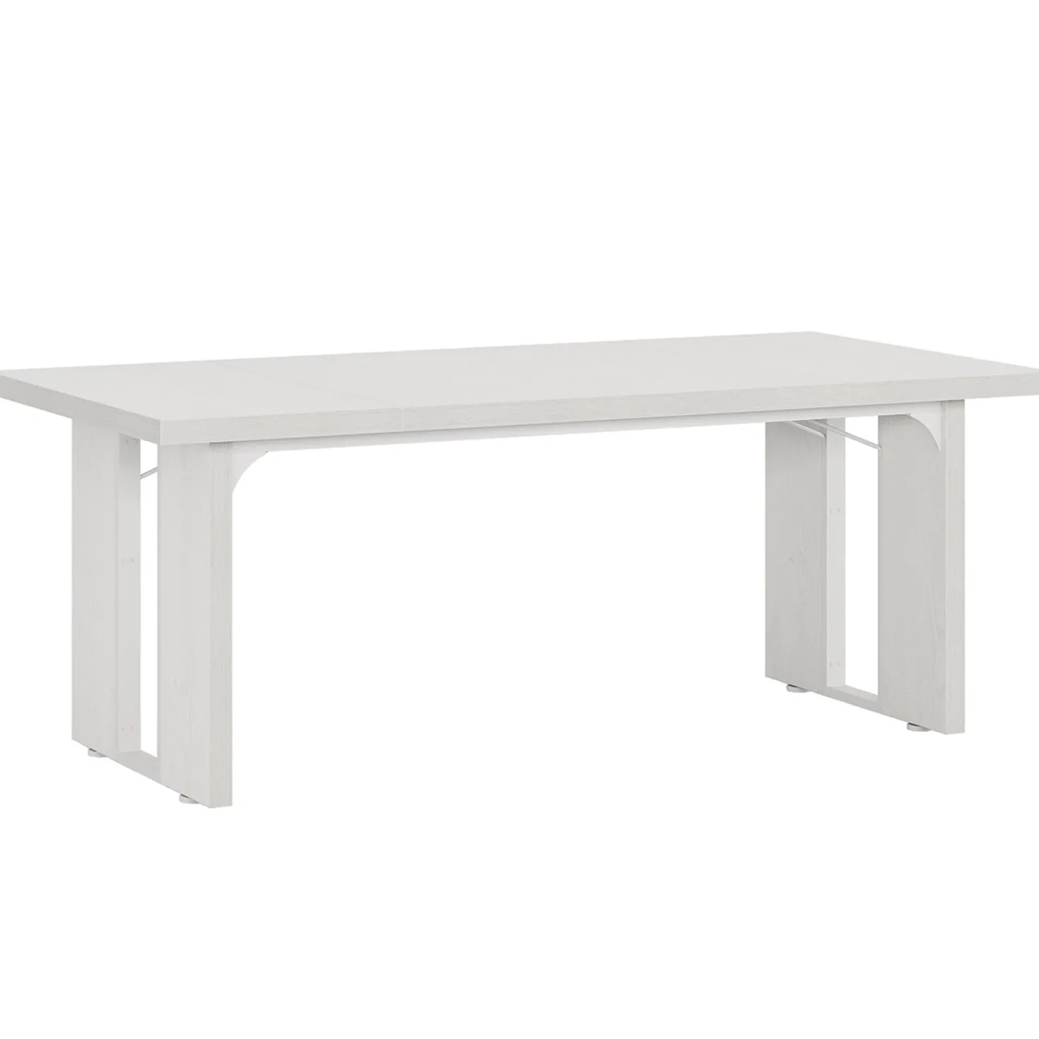 Rectangular Dining Table, 71" Farmhouse Breakfast Table for 6 to 8 People