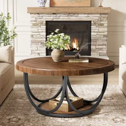 Round Coffee Table, 31.5