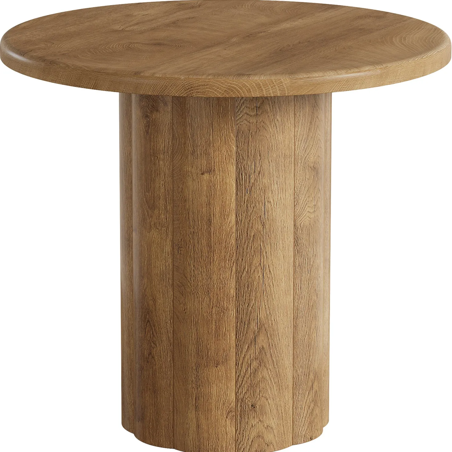 Round Conference Table, 31.5" Reception Desk for 4 with Sturdy Base