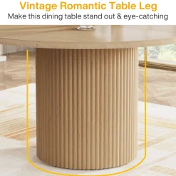 Round Dining Table, 47.24