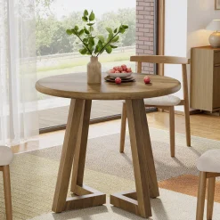 Round Dining Table for 2-4 People, 31.5