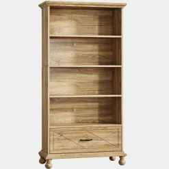 5-Shelf Bookcase with Drawer, 71