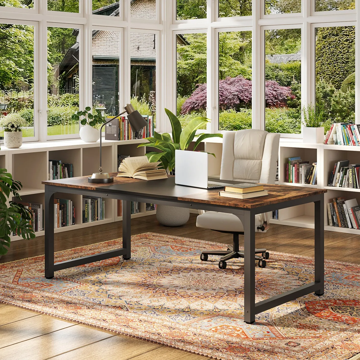 Simple Conference Table, Rectangular Meeting Table Computer Desk