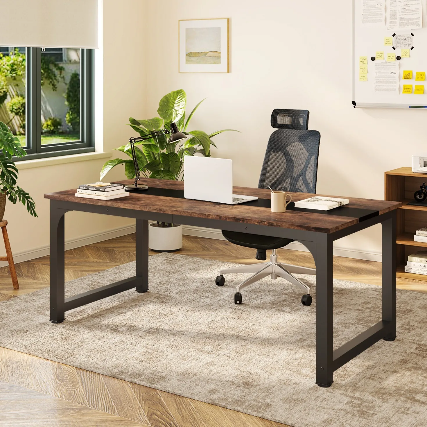 Simple Conference Table, Rectangular Meeting Table Computer Desk