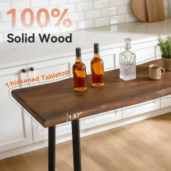 Solid Wood Bar Table, 63