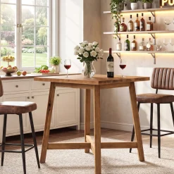 Solid Wood Bar Table, 31.5