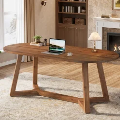 Solid Wood Computer Desk, 63