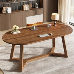 Solid Wood Computer Desk, 63
