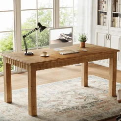 Solid Wood Computer Desk, 63