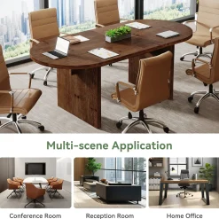 Solid Wood Conference Table, 63