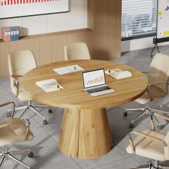 Solid Wood Conference Table, 47.24
