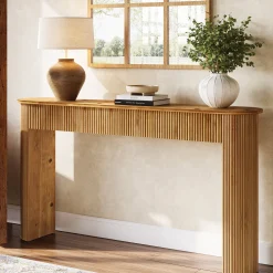 Solid Wood Console Table, 63