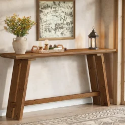 Solid Wood Console Table, 63