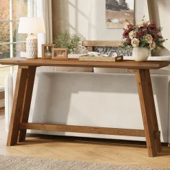 Solid Wood Console Table, 63