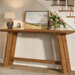 Solid Wood Console Table, 63